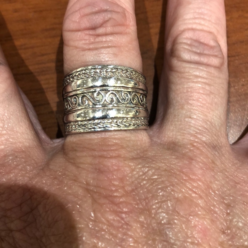 Women’s size 7 ring boho spoon ring.